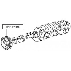 Szíjtárcsa, főtengely TOYOTA COROLLA 97-, AVENSIS 97- 1347015120