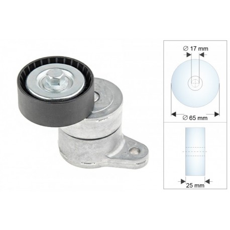 Szíjfeszítő, hosszbordás szíj MITSUBISHI LANCER 1.8I 16V 2008- 04891595AB