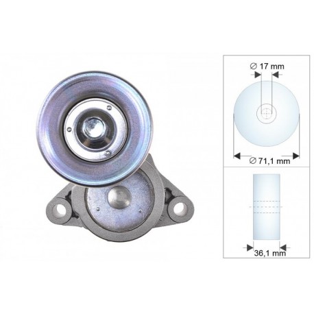 Szíjfeszítő, hosszbordás szíj MAZDA 6 2.0 DI 02- RF7J15980