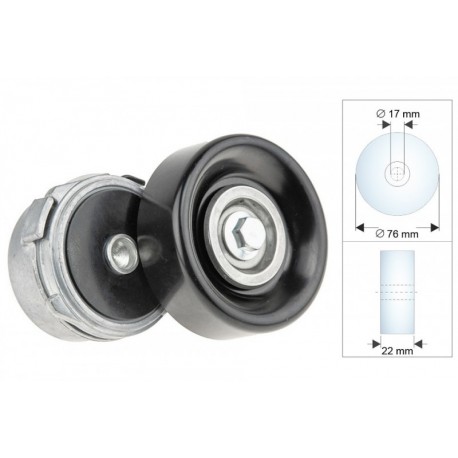 Szíjfeszítő, hosszbordás szíj CHRYSLER GRAND VOYAGER 3.3 96-00 4483214