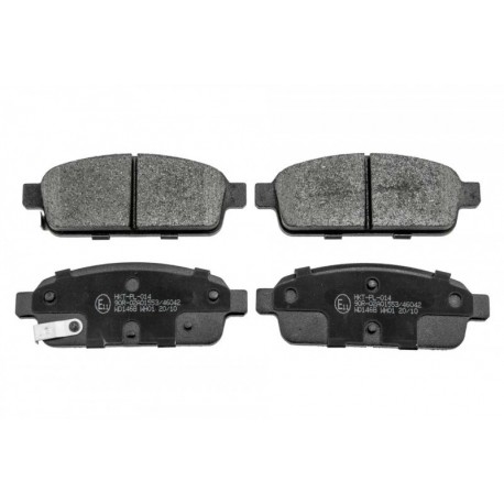 Fékbetét készlet, tárcsafék HÁTSÓ OPEL ASTRA J 09-, CHEVROLET CRUZE 09- /FELGI 15\ 542039