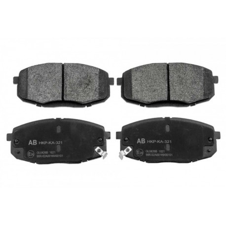 Fékbetét készlet, tárcsafék ELSŐ KIA CEE'D 06-, HYUNDAI I30 07-, KIA CARENS II 02- 581011HA00