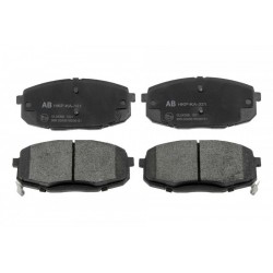 Fékbetét készlet, tárcsafék ELSŐ KIA CEE'D 06-, HYUNDAI I30 07-, KIA CARENS II 02- 581011HA00