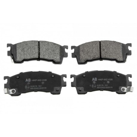 Fékbetét készlet, tárcsafék ELSŐ MAZDA 626 GE/GF/GW 91-, 323 BJ 1.8,2.0TDVI 98-, MX-6 91- 21754.15.8