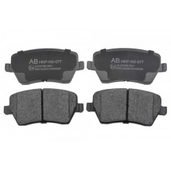 Fékbetét készlet, tárcsafék ELSŐ NISSAN MICRA K12 03-, NOTE 06-, RENAULT MODUS 04-, DACIA DOKKER, LOGAN, LODGY 23973.17.3