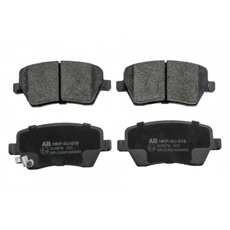 Fékbetét készlet, tárcsafék ELSŐ SUZUKI SWIFT 05-, SPLASH 08-, NISSAN MICRA K13 10-, OPEL AGILA 08- 5581062J00