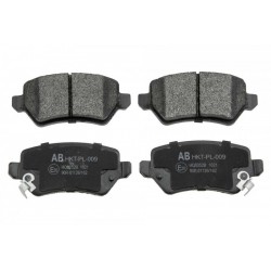 Fékbetét készlet, tárcsafék HÁTSÓ OPEL ASTRA G/H 98-,CORSA C 00-,ZAFIRA 00-,MERIVA 03-,KIA VENGA 10- 23417.15.0