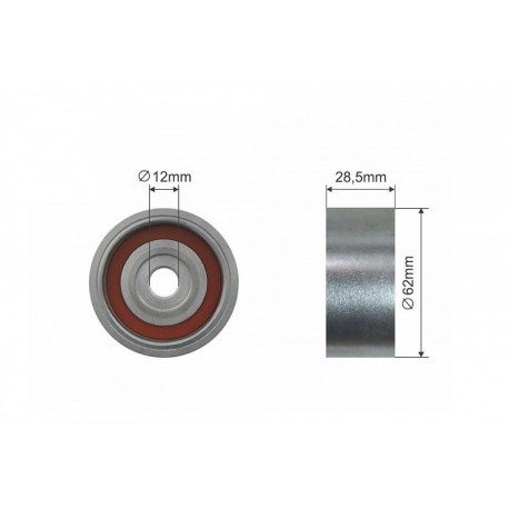 Szíjtárcsa / vezetőgörgő, hosszbordás szíj TOYOTA D4D 2.0TDI AVENSIS 99-, AVENSIS VERSO 01-, COROLLA 00-, COROLLA 00- 1350327010