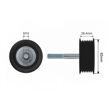 Feszítőgörgő, hosszbordás szíj PORSCHE PANAMERA 09-, CAYENNE 02-10 94810211820