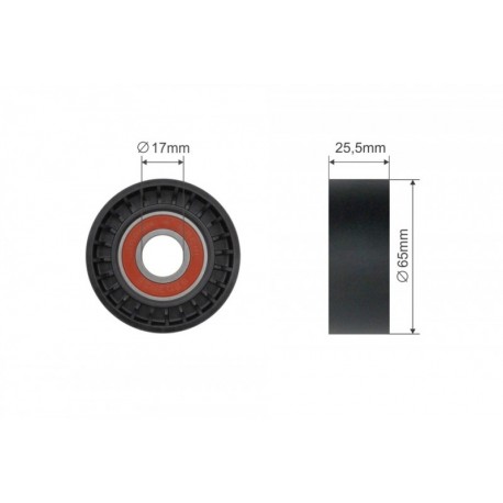 Feszítőgörgő, hosszbordás szíj ALFA ROMEO GIULIETTA,CADILLAC BLS,FIAT BRAVO II, CROMA,LANCIA DELTA III,OPEL ASTRA H, ASTRA H