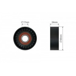 Feszítőgörgő, hosszbordás szíj AUDI A1, A3 SEAT ALTEA, ALTEA XL, CORDOBA, IBIZA III, IBIZA IV, IBIZA IV ST, LEON SKODA FABIA II,