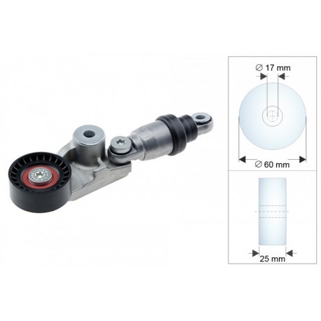 Szíjfeszítő, hosszbordás szíj MAZDA 2 1.5D 2014-,3 1.5D 2016-,2.2D 2014-,CX-3 1.5D 2015- S550-15980