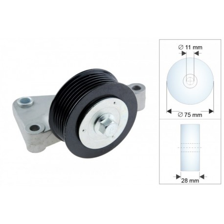 Szíjfeszítő, hosszbordás szíj MAZDA 3 BL 09-13, MAZDA CX-5 KE 2011-, MAZDA 6 GH 2008-2013, L510-15-930A