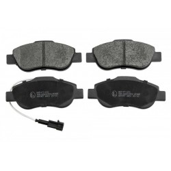 Fékbetét készlet, tárcsafék ELSŐ FIAT 500 1.3D MULTIJET,1.4 07-, DOBLO 1.6 02-, PANDA 1.2/ 4X4 09-, QUBO 1.3D MULTIJET, 1.4 08-,