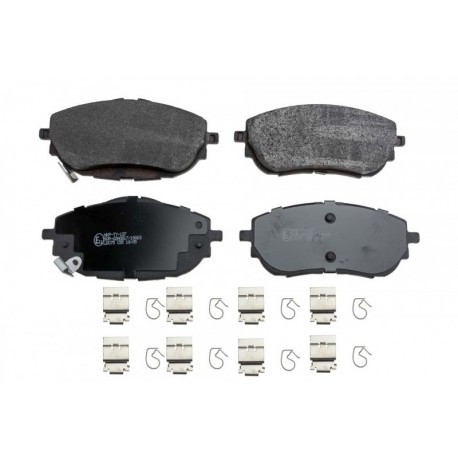 Fékbetét készlet, tárcsafék ELSŐ TOYOTA AURIS E18 1.2, 1.3, 1.4 D-4D, 1.6 D-4D, 1.8 HYBRID 12-, COROLLA E15 1.6VVTI 10-, COROLLA