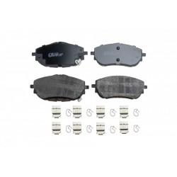 Fékbetét készlet, tárcsafék ELSŐ TOYOTA AURIS E18 1.2, 1.3, 1.4 D-4D, 1.6 D-4D, 1.8 HYBRID 12-, COROLLA E15 1.6VVTI 10-, COROLLA