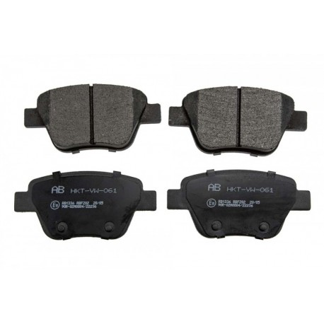 Fékbetét készlet, tárcsafék HÁTSÓ VW GOLF 08-,SCIROCCO 08-,TOURAN 03-,CADDY 04-,BEETLE 11-,SKODA OCTAVIA 04-,SUPERB 08-,YETI