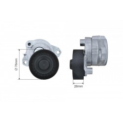 Szíjfeszítő, hosszbordás szíj MERCEDES-BENZ CLASS C (W203, W204) 04-14, CLASS C (S203, S204) 05-14, CLASS E (W211, W212) 05-11,