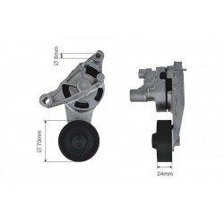 Szíjfeszítő, hosszbordás szíj AUDI A3 03-13, SEAT ALTEA 04- , LEON 05- , TOLEDO III 04- , SKODA OCTAVIA I/II 04- , SUPERB II 09-