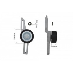 Szíjfeszítő, hosszbordás szíj CITROEN AX 86-98,BERLINGO 96-08,C15 84-96,SAXO 96-04,XSARA 97-05,ZX 91-97,,PEUGEOT 106 I/II 91-