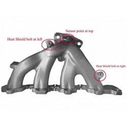 Könyök, kipufogó CHEVROLET CAPTIVA 2.4 2006-,OPEL ANTARA 2.4 2006- 12642279