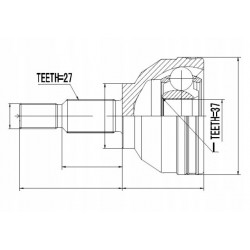 RENAULT LAGUNA 01-, ESPACE 02- KÜLSŐ CSATLAKOZÓ 8200079915