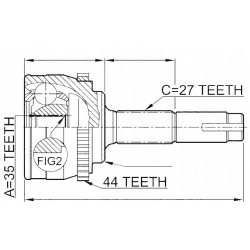 KÜLSŐ CSUKLÓ NISSAN PRIMERA P12 1.9DCI 02-07 39211-AW325