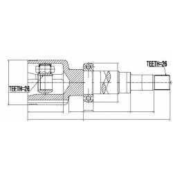 BELSŐ CSUKLÓ FORD FOCUS II FOCUS C-MAX 03- 4371795
