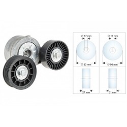 Szíjfeszítő, hosszbordás szíj JEEP CHEROKEE, GRAND CHEROKEE 3.7, 4.7 05- 3816789254