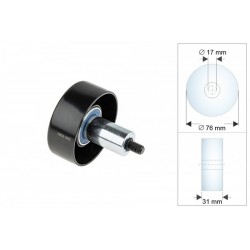 Szíjtárcsa / vezetőgörgő, hosszbordás szíj PASKA WIELOROWKOWEGO JEEP WRANGLER 00-06, CALIBER 09-, GRAND CHEROKEE 00- , DURANGO