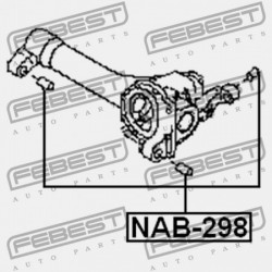 Csapágy, differenciál NISSAN NAVARA D40M/D40 54721EA300