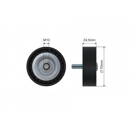 Feszítőgörgő, hosszbordás szíj DODGE CALIBER 2.0, 2.4 07-, JEEP COMPASS/PATRIOT 2.0, 2.4 07-, CHRYSLER SEBRING 2.4 07- 5751G4