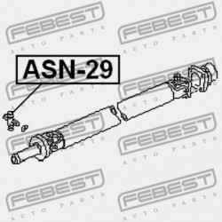 Csukló, hosszanti tengely 28X53 NISSAN TERRANO/PATHFINDER 86-03, PICK UP D21/D22 85-02 37126C9425