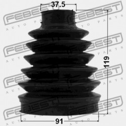 Gumiharang készlet, hajtótengely KÜLSŐ FORD MONDEO 07-14, GALAXY 06-, S-MAX 06- /6G914C062AA/ 1446298