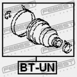 Gumiharang készlet, hajtótengely KÜLSŐ HONDA, MAZDA, MITSUBISHI, NISSAN, TOYOTA 6U0407283