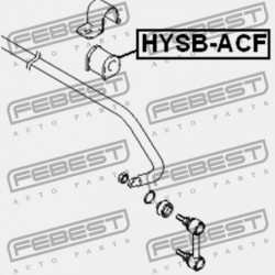 Csapágyazás, stabilizátor ELSŐ D19 HYUNDAI ACCENT VERNA 99.08- 5481325000