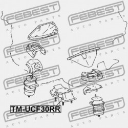 Felfüggesztés, motor HÁTSÓ LEXUS LS430 00-06 1237150170