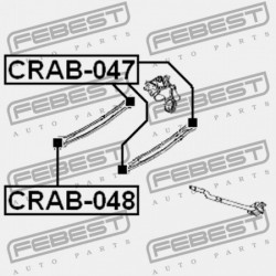 Csapágyazás, rúd CHRYSLER/DODGE NEON II 00- /HÁTSÓ / 04656359AA