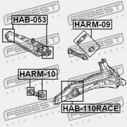 Csapágypersely, keresztlengőkar HONDA CIVIC JP/GB 95-, CONCERTO 90- /HÁTSÓ / 52385SR3000