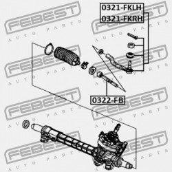 Axiális csukló, vezetőkar HONDA CIVIC FB 4D 2012-2015 53010TR0A01