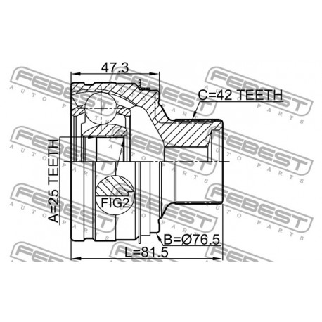 AUDI A4, A5, Q5 KÜLSŐ CSUKLÓ 07- 8R0498099