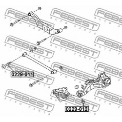 Dőlésállító csavar NISSAN SERENA 99-05 /HÁTSÓ, keresztirányú/ 55226-4N010