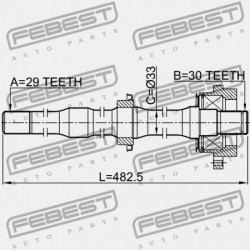 Kuplungtárcsa NISSAN MURANO Z50 02-07 /JOBB/ 38230-CA000
