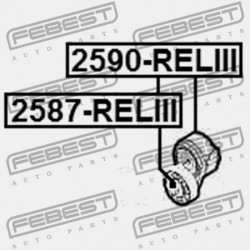 Feszítőgörgő, hosszbordás szíj CITROEN JUMPER III/ RELAY III 06-, PEUGEOT BOXER 06-, MITSUBISHI OUTLANDER 06-12, LANCER 07-,