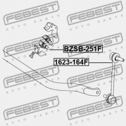 Csapágyazás, stabilizátor ELSŐ D27 MERCEDES R 251 04-13 A2513230685
