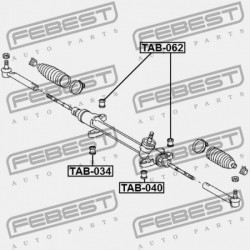 Csapágy, kormánygép TOYOTA COROLLA 06-13 4551012450