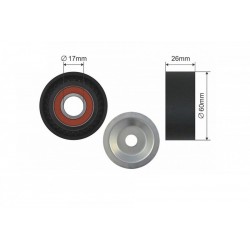 Feszítőgörgő, hosszbordás szíj BMW 1 10-, 500016