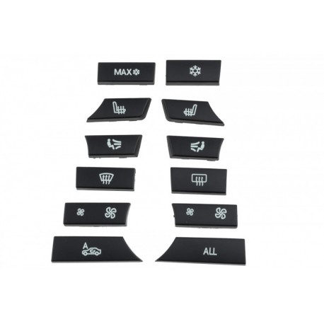 JAVÍTÓKÉSZLET NYOMÓGOMBOK BURKOLATAIHOZ /KLÍMABERENDEZÉS/BMW 5 F10/F11 2009-,5GT F07 2009-/12 ELEMEK/ 61319313923