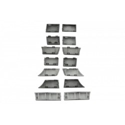 JAVÍTÓKÉSZLET NYOMÓGOMBOK BURKOLATAIHOZ /KLÍMABERENDEZÉS/BMW 5 F10/F11 2009-,5GT F07 2009-/14 ELEMEK/ 61319313923