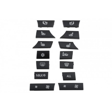 GOMB SAPKA JAVÍTÓ KÉSZLET /KLÍMABERENDEZÉS/BMW 5 F10/F11 2009-,5GT F07 2009-/14 ELEMEK-KLÍMÁS ELSŐ ÜLÉSEKKEL FELSZERELT